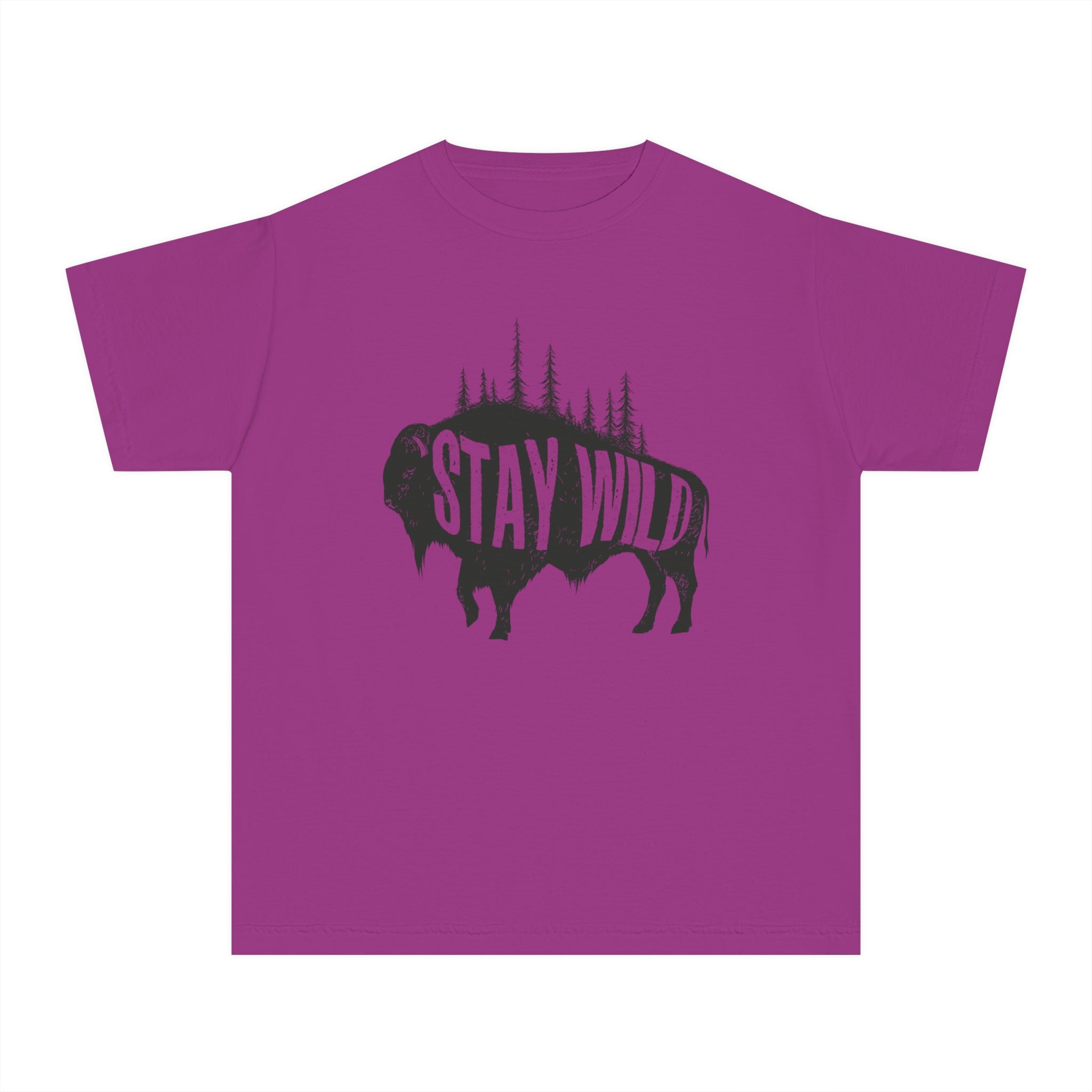 Youth Tee - Buffalo Stay Wild Graphic