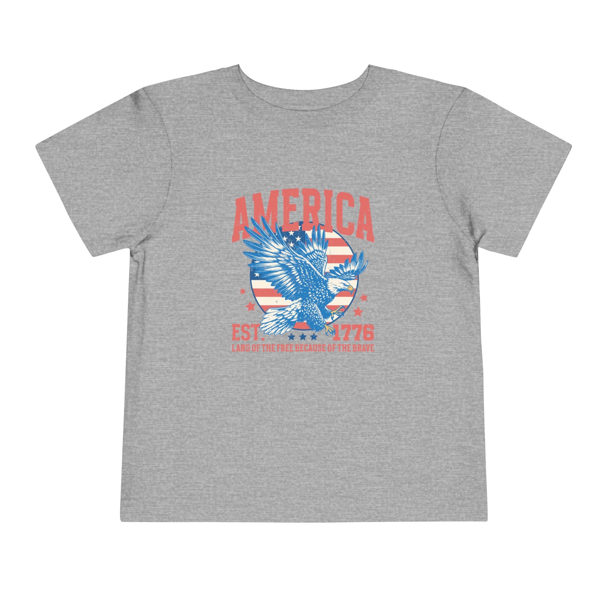AMERICA Est. 1776 Toddler Tee | Land of the Free Eagle Shirt