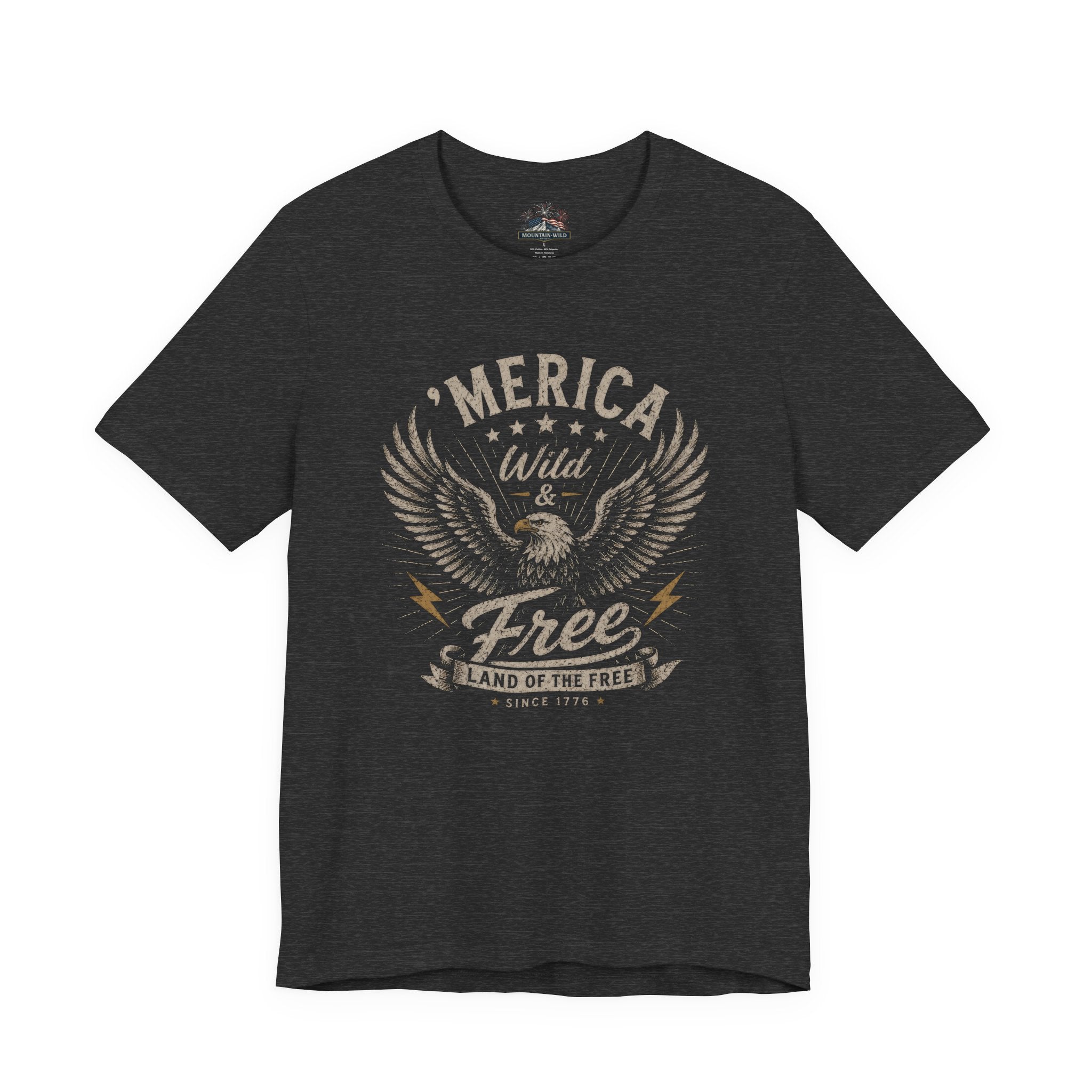 'Merica - Wild & Free Eagle - Unisex T-shirt