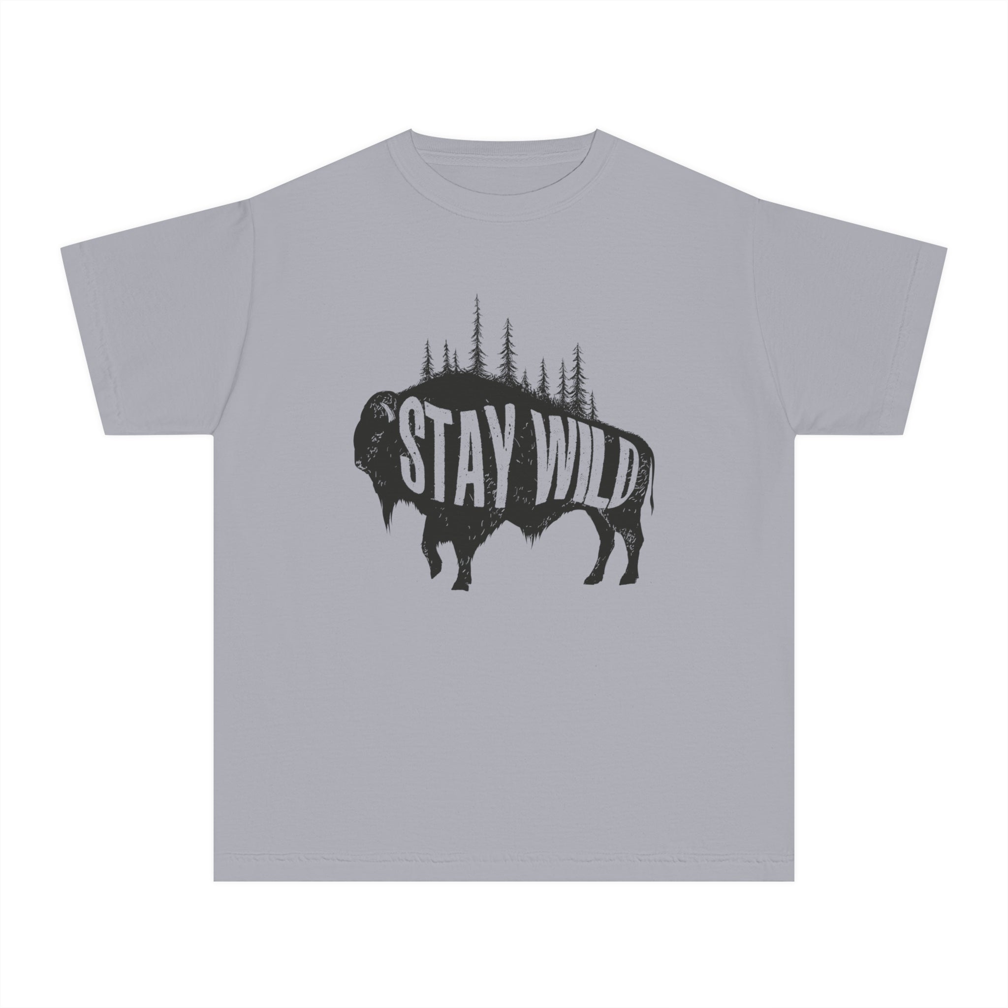 Youth Tee - Buffalo Stay Wild Graphic