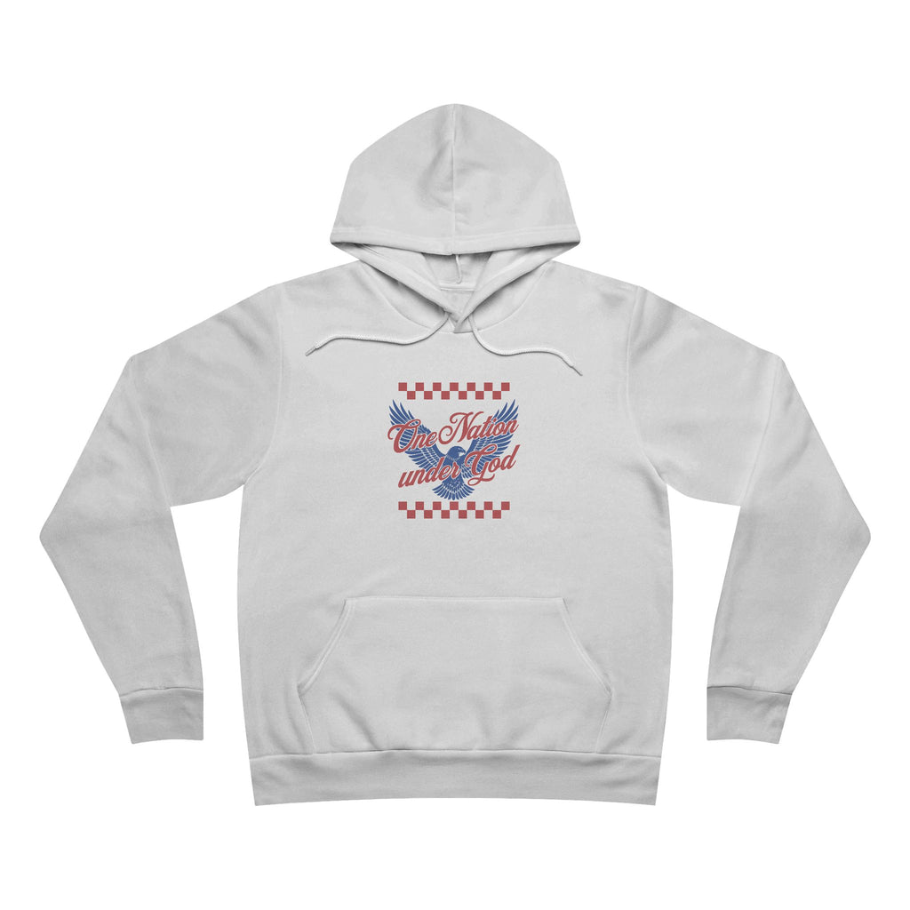 One Nation Under God Unisex Hoodie | Patriotic Eagle Graphic Sweatshirt