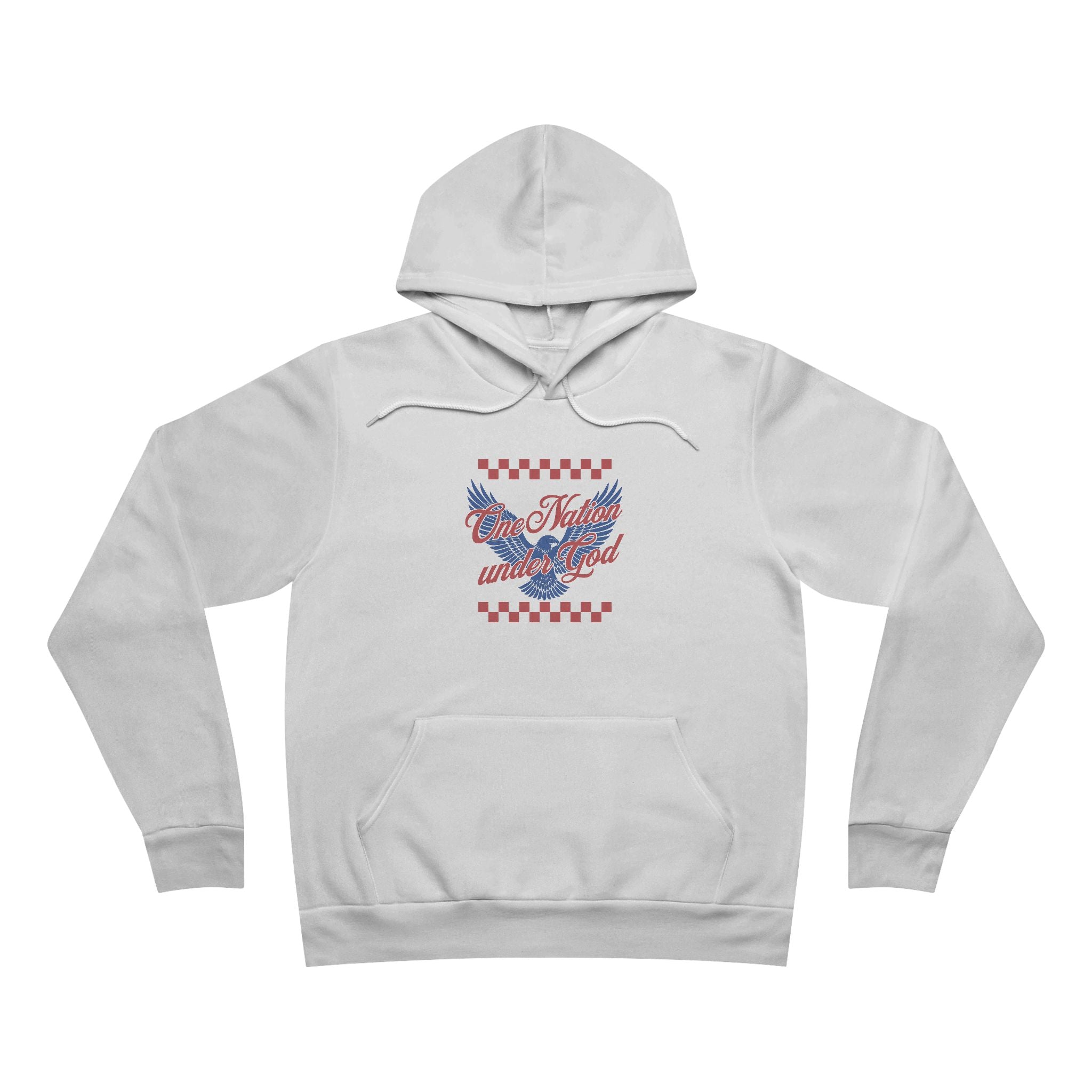 One Nation Under God Unisex Hoodie | Patriotic Eagle Graphic Sweatshirt