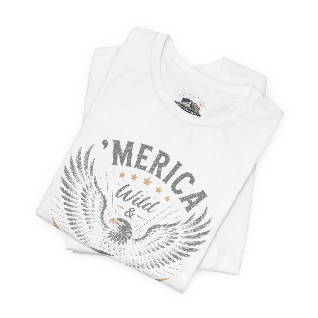 'Merica - Wild & Free Eagle - Unisex T-shirt